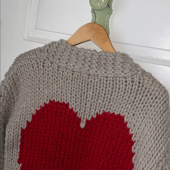 CHICWISH KEY TO MY HEART HAND KNIT CARDIGAN SWEATER - Picture 7 of 11